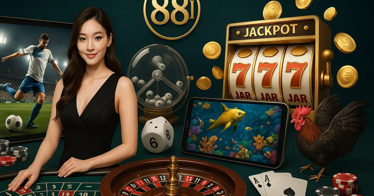 Hệ sinh thái game nhà cái 88I — casino thể thao nổ hũ bắn cá xổ số đá gà game bài poker